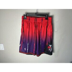 MITCHELL & NESS TORONTO RAPTORS BASKETBALL SHORTS HARDWOOD CLASSIC MEN’S SIZE S